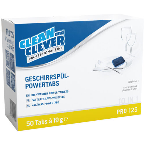 Tabletės indaplovėms PRO125 Powertabs 10 in 1