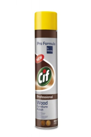 Medinių paviršių priežiūros priemonė Pro Formula Cif Professional Wood Furniture Polish, 400 ml