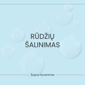 Rūdžių šalinimas