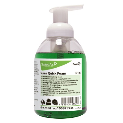 Indų plovimo priemonė Suma Quick Foam D1.6