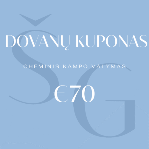 Dovanų kuponas cheminiam kampo valymui